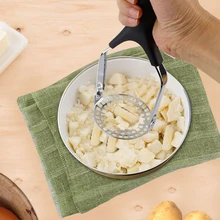 Складной толкатель из нержавеющей стали Картофелечистка многофункциональные инструменты для фруктов, овощей, пюре пресс-дробилка кухонные ручные инструменты