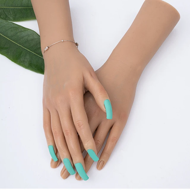 Simulation Silicone Female Mannequin Hand Model for Rings Nail Manicure  Painting Shooting Display Showing Shelf - AliExpress