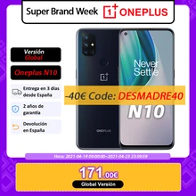 OnePlus Nord N10 5G, Versión global, 6GB RAM 128GB ROM móvil, 6.49'' 90Hz FHD+ Pantalla, 64MP Quad Camera, Warp Charge 30T NFC