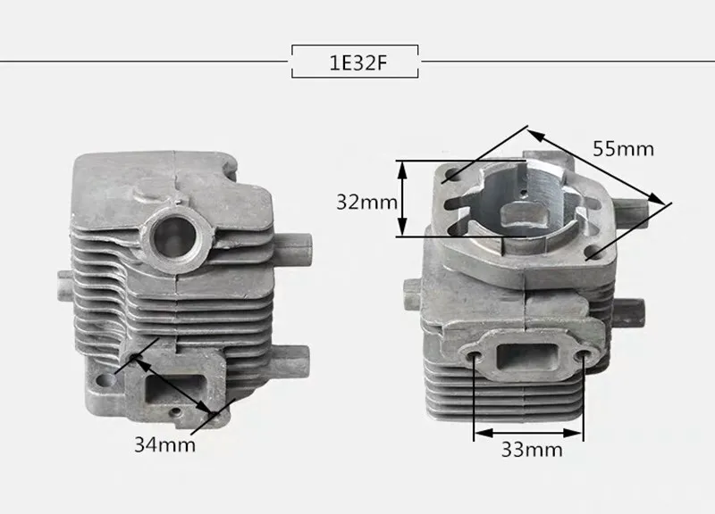 32 мм цилиндр поршневое кольцо в сборе для Zenoah HT2310 G23L триммер для травы 1E32F кусторез запчасти
