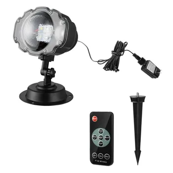 

16.4ft Christmas Snowfall Projector Lights Christmas Landscape Motion Projector Lights with Remote Control outdoor Power Cable