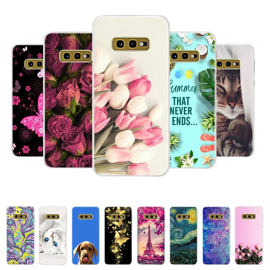 Per Custodia Samsung S10E Cover Samsung Galaxy S10E S 10E S 10 E Custodia Per Telefono Silicone Simpatico Paraurti Morbido Coque Per Samsung S10E Cust