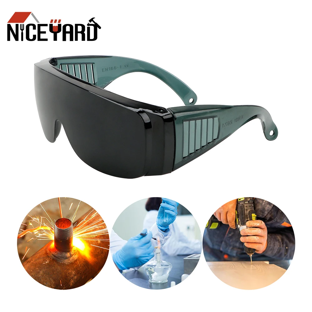 Промышленные защитные очки NICEYARD, безопасные очки, защитная крышка, ветрозащитные противотуманные очки - изображение