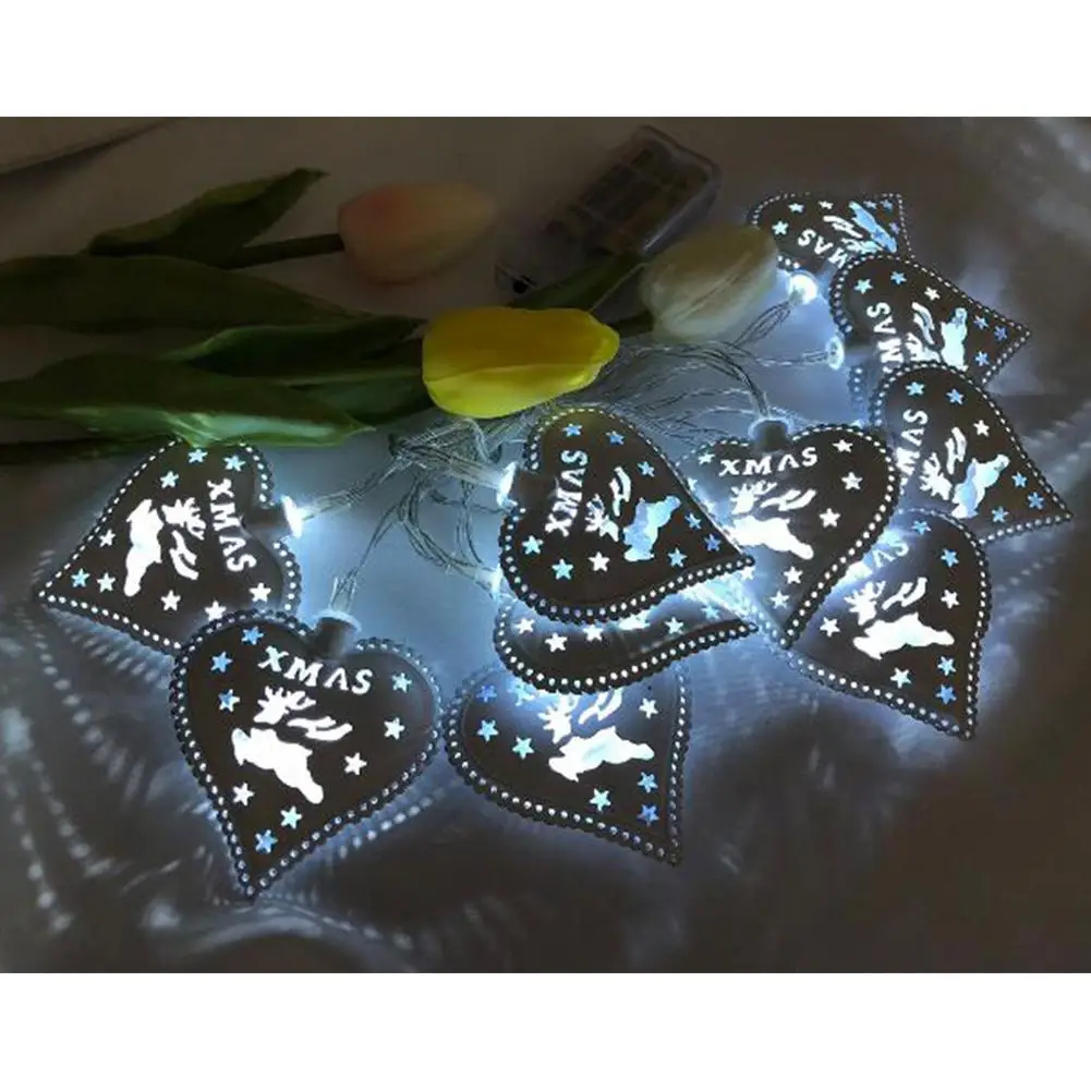 HobbyLane Love Heart светодиодный светильник-гирлянда AA на батарейках для Дня Святого Валентина, Рождества, свадебной вечеринки, сказочный светильник s, декор для спальни