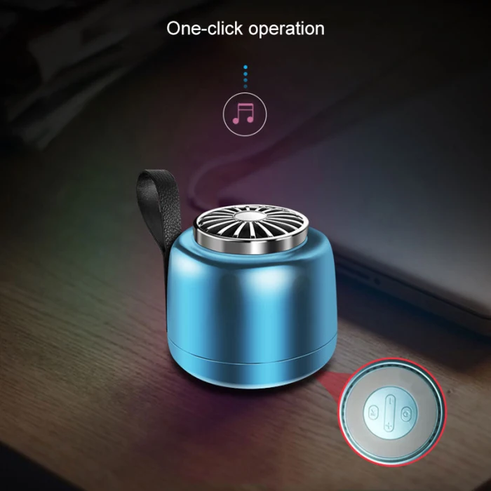 Металлический Мини беспроводной Bluetooth 5,0 динамик переносной водонепроницаемый Сабвуфер Soundbox ING-SHIPPING