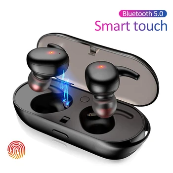 

TWS4 Mini Dual Bluetooth 5.0 Earphones True Wireless Headsets 3D Stereo Sound Earbuds Dual Microphone With Charging Box HOT