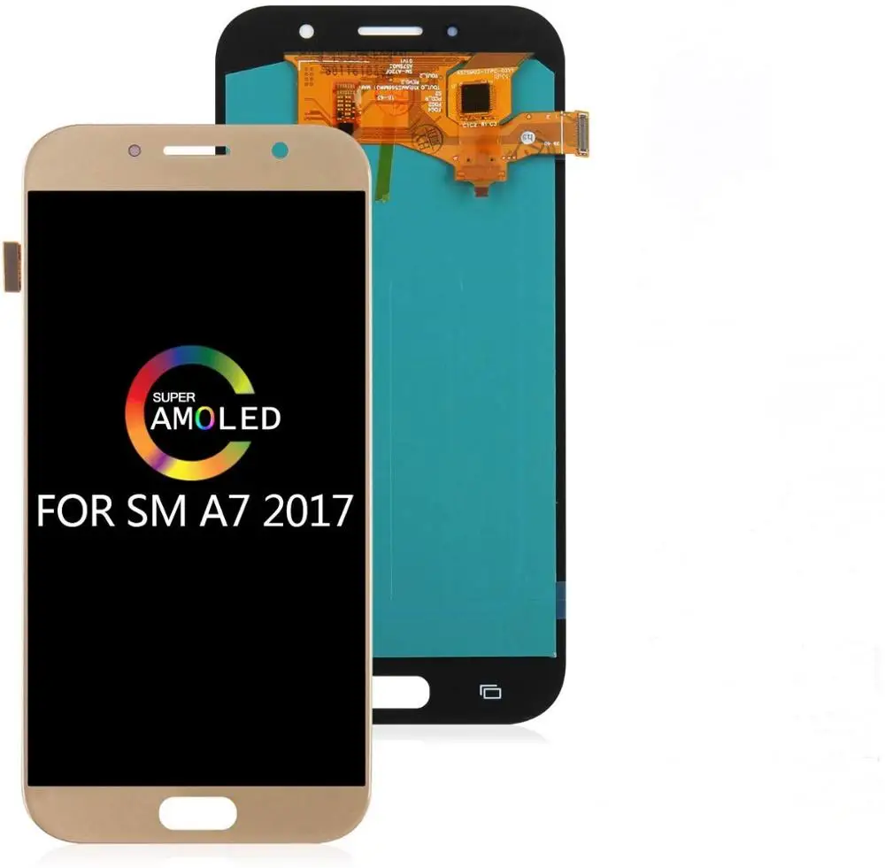 

Super AMOLED LCD For Samsung Galaxy A7 2017 A720 A720F SM-A720F LCD Display with Touch Screen Digitizer Assembly Replacement lcd