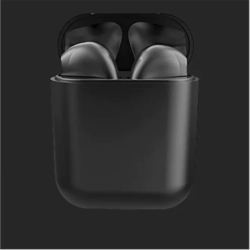 tws в наушниках Bluetooth 5,0 беспроводной в ухо сенсорный всплывающий спортивный динамик головной для дропшиппинг - Цвет: Черный