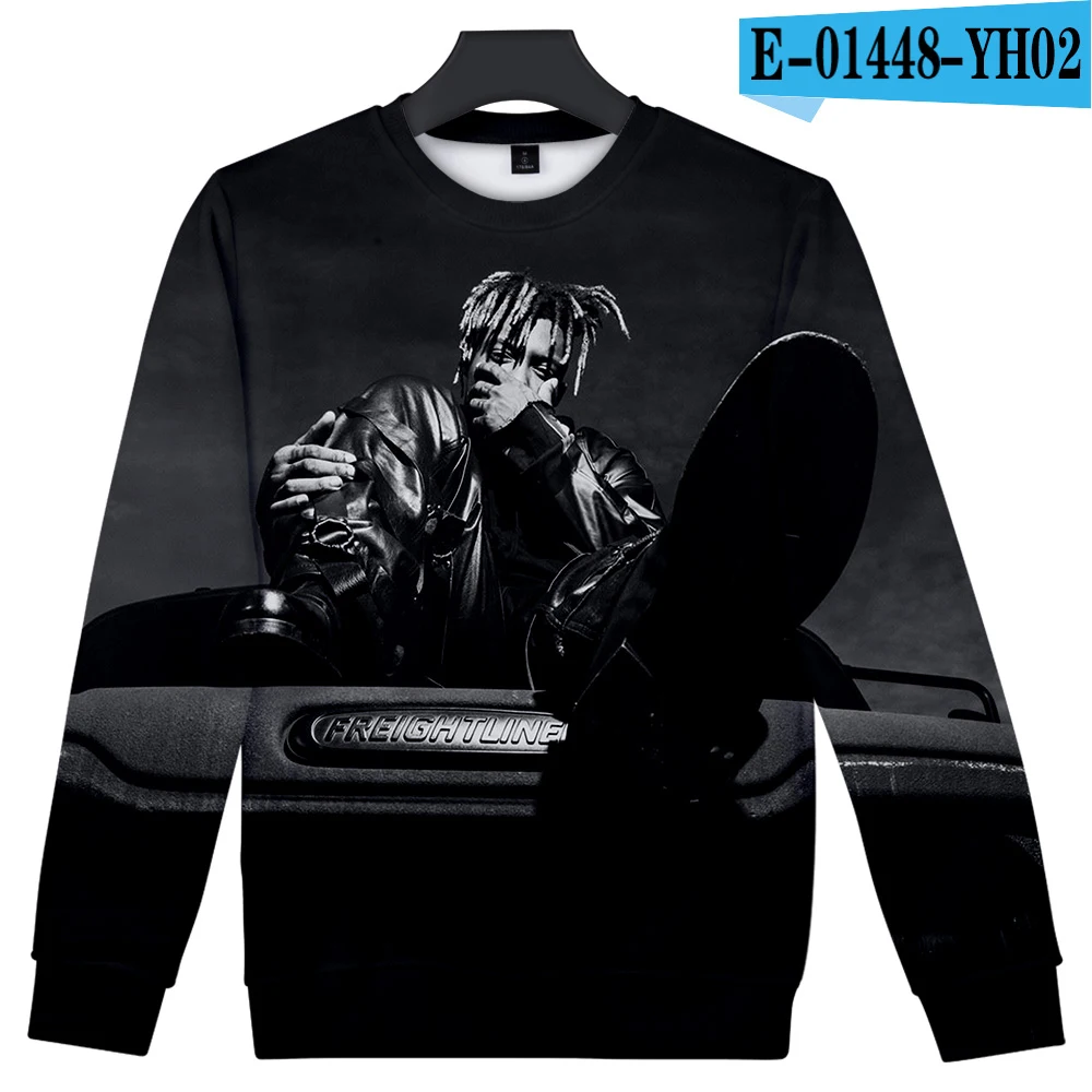 3d Длинная футболка Idol Singer Juice wrld 3d принт модная удобная уличная футболка с круглым вырезом Женская/мужская длинная футболка - Цвет: 3d