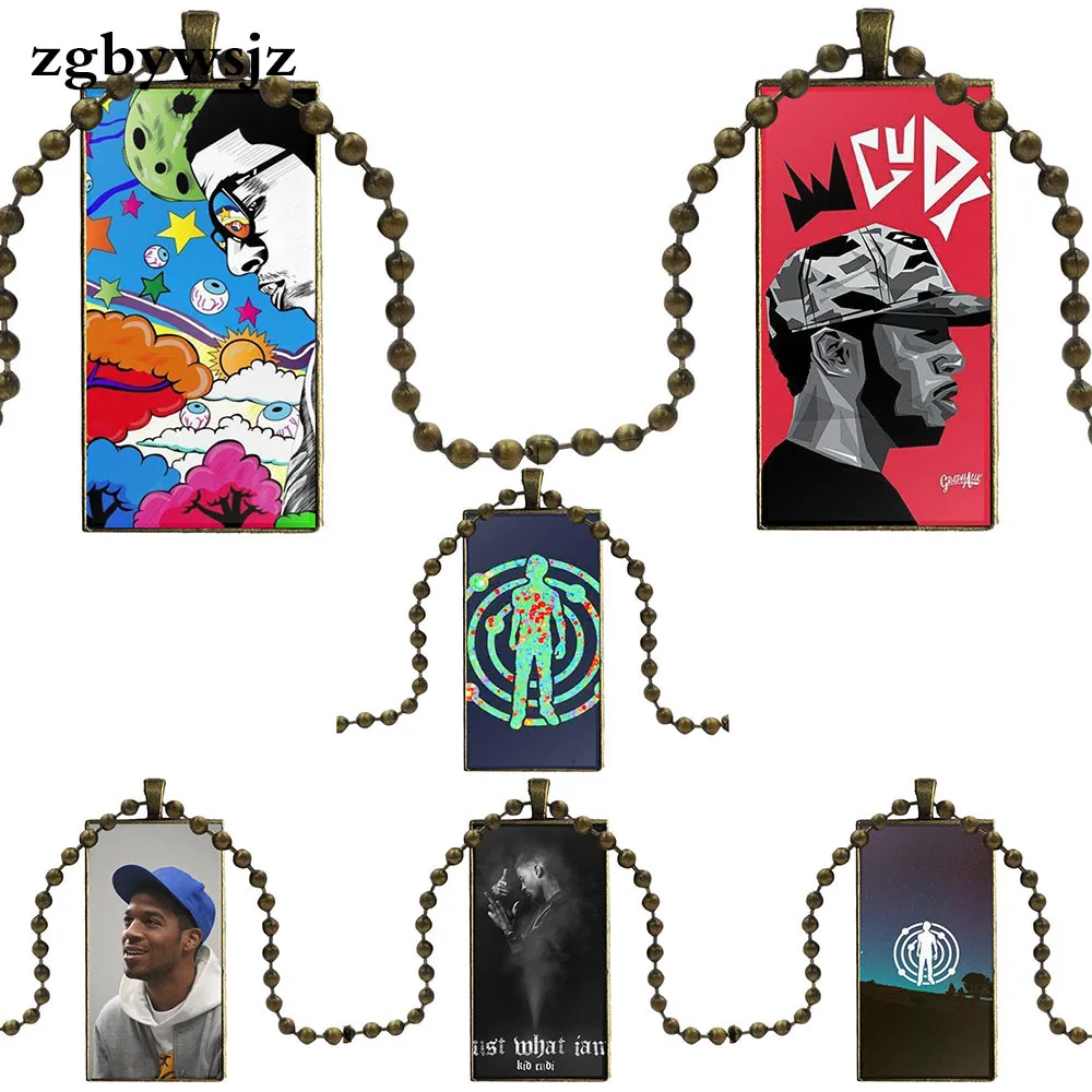 Ожерелье с подвеской для мужчин и женщин модное винтажное прямоугольное