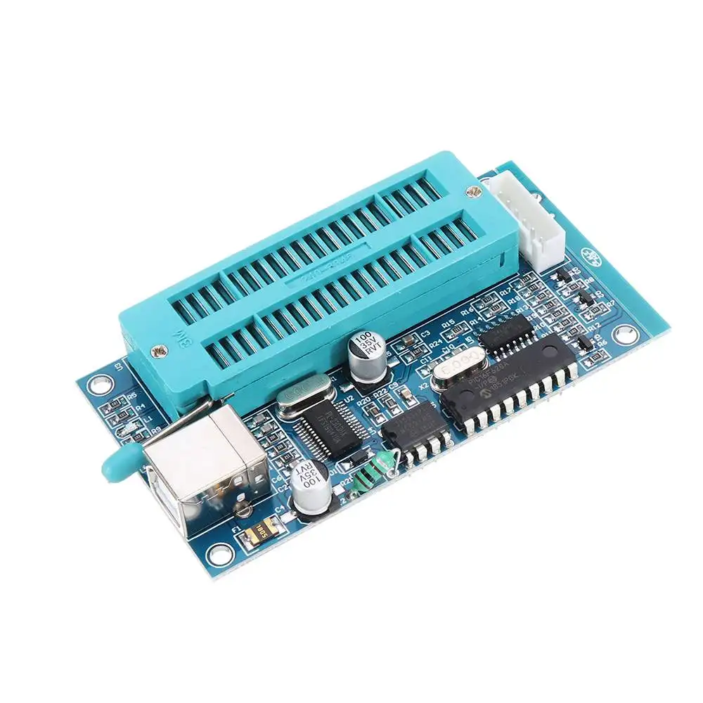 PIC микроконтроллер USB автоматическое программирование программист MCU микроядро горелки USB загрузчик K150+ ICSP кабель схемы