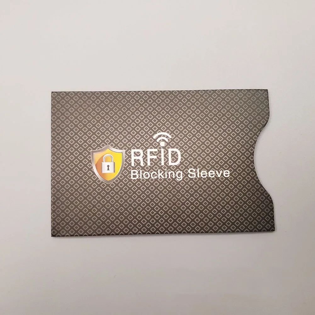 1Pc Anti Rfid NFC Wallet Blocking Reader Lock Bank Card Holder Id Bank Card Case Protection Metal Credit Holder Aluminium