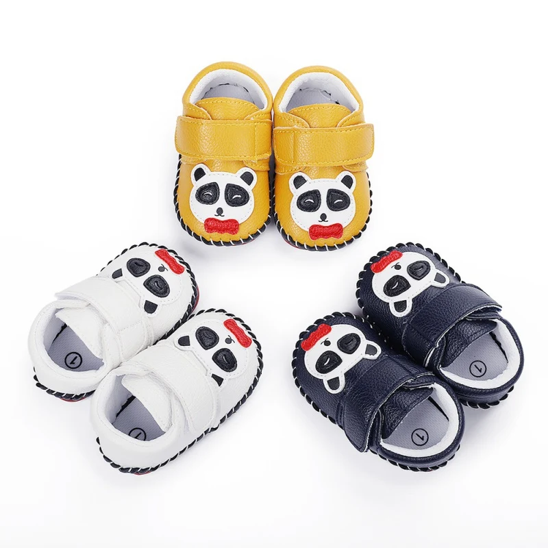 

Baby Cartoon Anti-Slip Shoes Soft Sole First Walkers Toddler Newborn Kids Gilrs PU Leather Shoes
