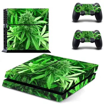 

Green Leaf Weed PS4 Skin Sticker Decal for Sony PlayStation 4 Console and 2 controller skins PS4 Stickers Vinyl