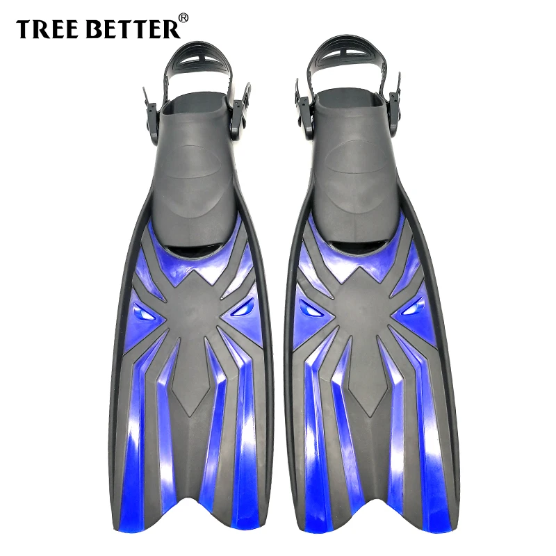 Профессиональные ласты для плавания и дайвинга TREE BETTER обувь с открытым каблуком