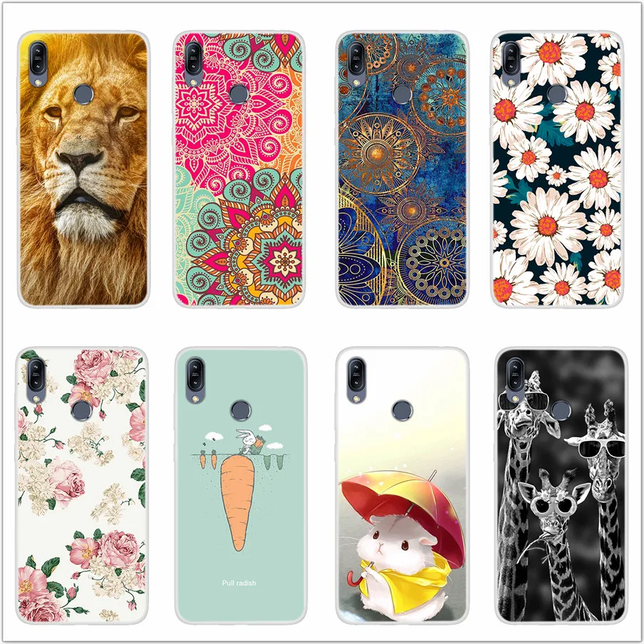 

TPU Cover Case For Asus Max Pro ZB633KL Bumper Silicone Cute Phone Case Cover For Asus Zenfone Max Pro M2 ZB631KL Shell Coque