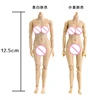 Escala 1/12 Flexible-sin cuerpo femenino pálido/bronceado para figura de acción juguetes modelos de muñecas cuerpo HENG Juguetes ► Foto 2/6