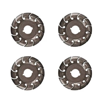 

12 Teeth 65mm Wood Carving Disc Angle Grinder Accessories Wood Forming Wood Carving Disc Woodworking Tools 4Pcs