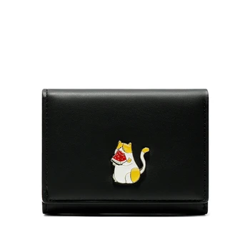 

Women Small Wallets 2020 New Cartoon Cute Design Ladies Wallets PU Leather Female Short Money Purses With Coin Pocket