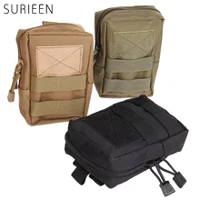 Тактический 600D нейлон Molle сумка открытый пакет военный телефон кошелек EDC Путешествия Поясная Сумка охотничий Пистолет подсумок 15*11*6 см