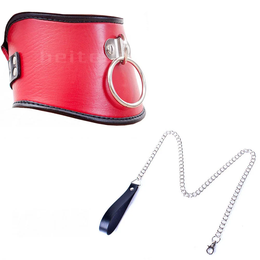 Manyjoy из искусственной кожи ошейник цепь поводок корсет ограничитель Fatancy