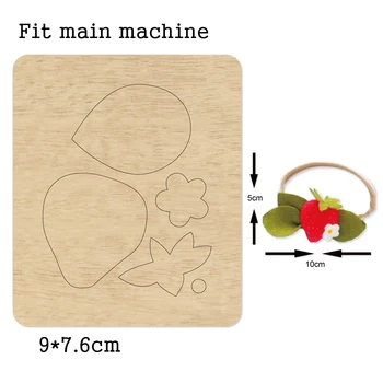 

diy Strawberry ring cutting dies 2020 new die cut &wooden dies Suitable for common die cutting machines