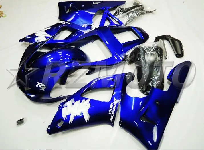 ABS полный обтекатель комплект подходит для Yamaha YZF-R1 YZF1000 R1 1998 1999 98 99 обтекатель комплект кузова Лидер продаж синий свет