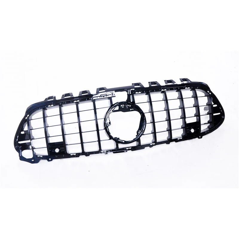 

For Mercedes-Benz AMG CLA 45 4MATIC W118 C118 2020 GT Car styling Middle grille Silver Black front bumper grill Center Grille