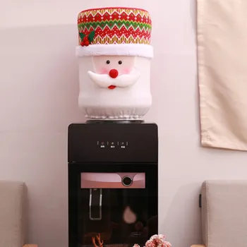 

Christmas Decorations Party Festival Christmas Water Dispenser Covers Knitted Sweater Santa Claus/Snowman/Elk Holiday Covers