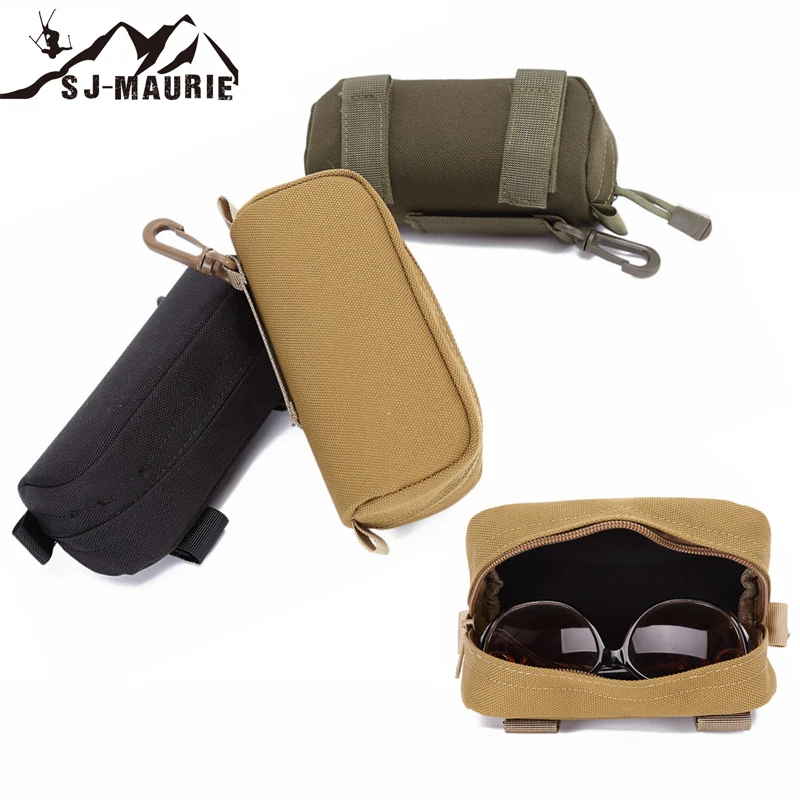 

New Tactical Sunglasses Case Military Molle Army Glasses Pouch Bag Multifunctional Eyewear Case Hunting Protective Eyewear Bags