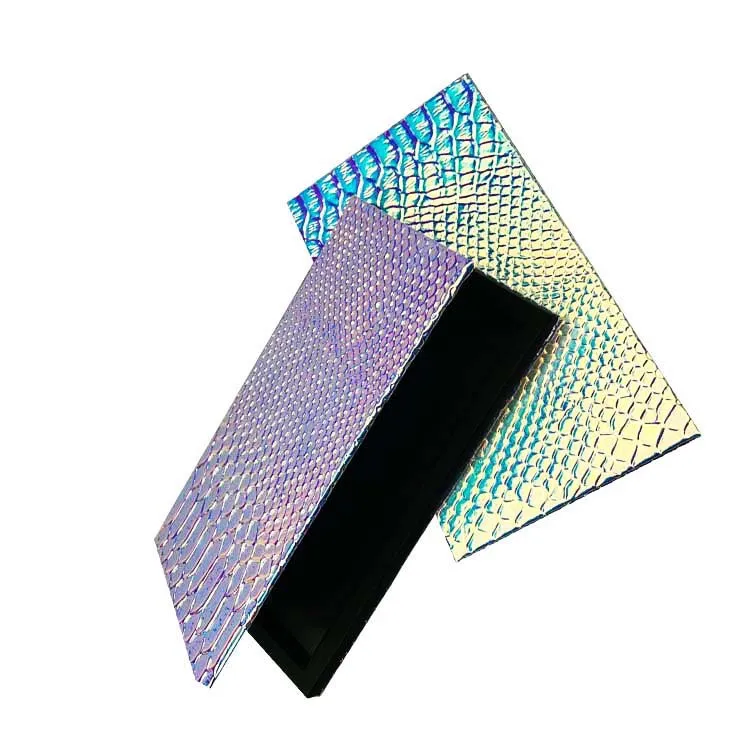 1 шт. градиентная цветная Косметическая в виде рыбной чешуи диск может поглощать магниты пустая Сковорода комбинация теней для век коробка пустой магнит диск