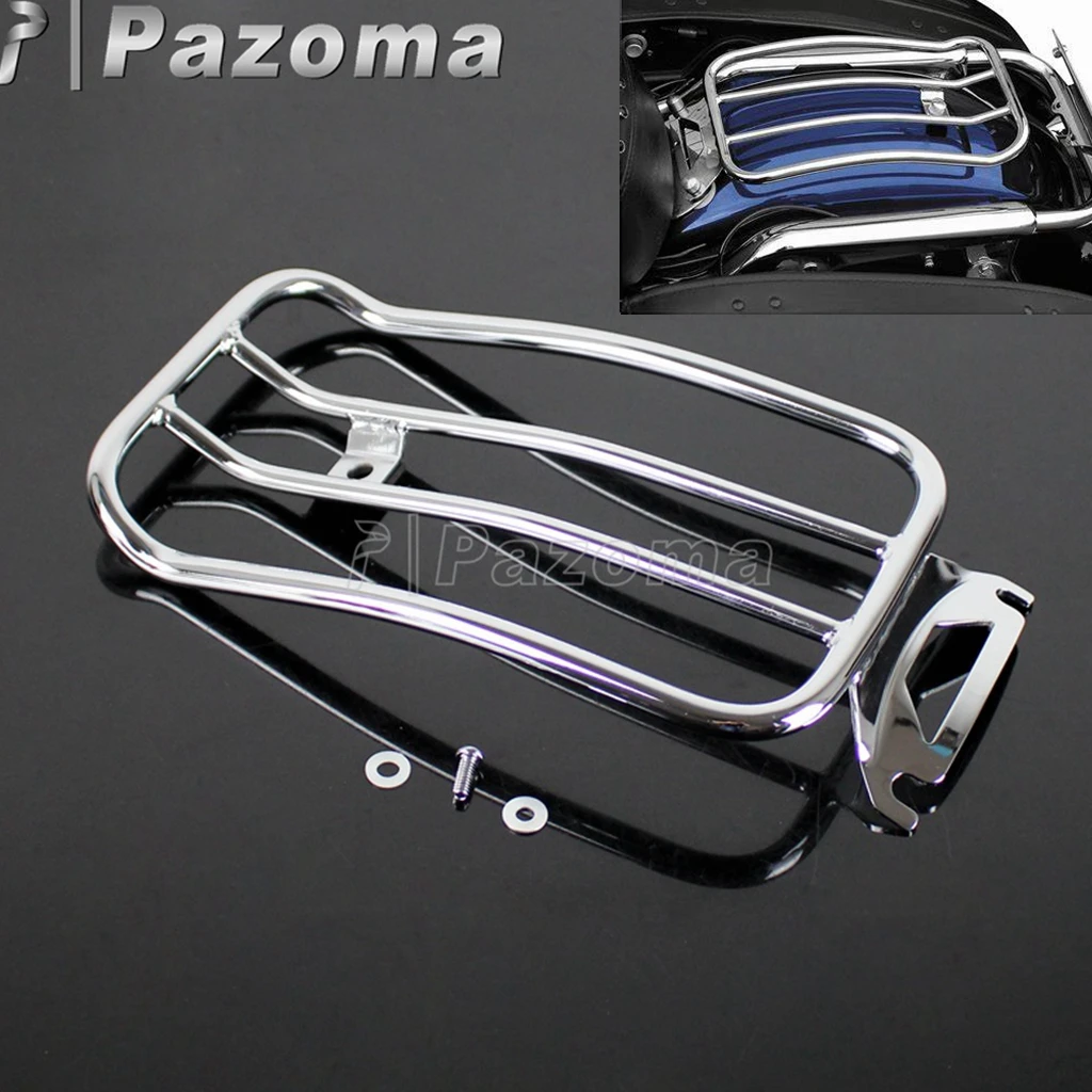 Хромированный багажник для мотоцикла стойка заднего сиденья соло Harley Road King Electra