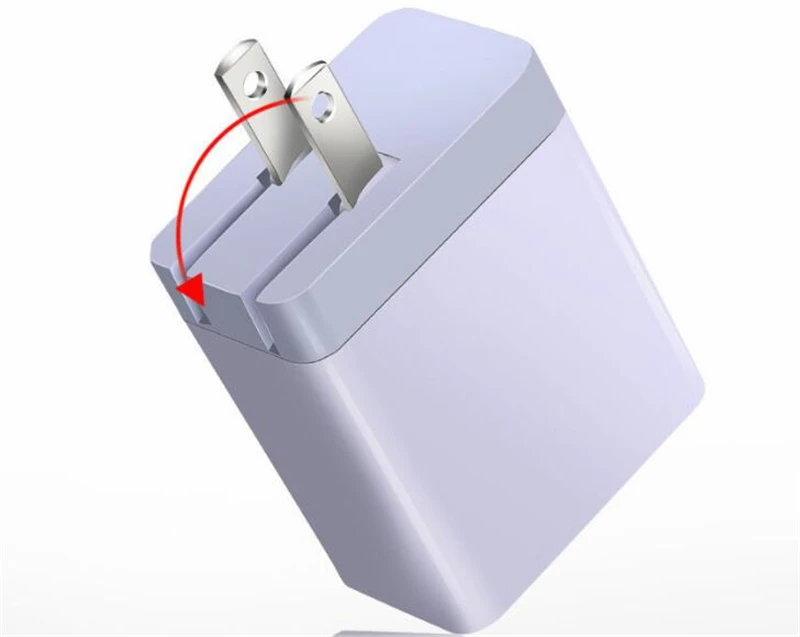 Настенное зарядное устройство USB PD type C с 2 портами для быстрой зарядки iphone 7 8X11 samsung S8 Note 10 S10
