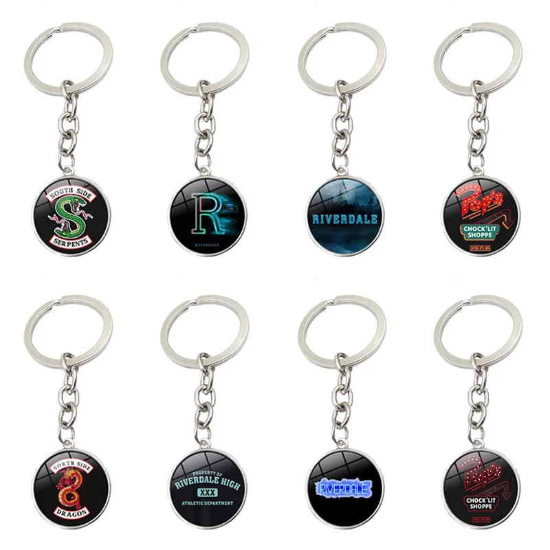 

Accessories Riverdale Time Stone Key Chain Pendant Metal Key Ring Small Gifts