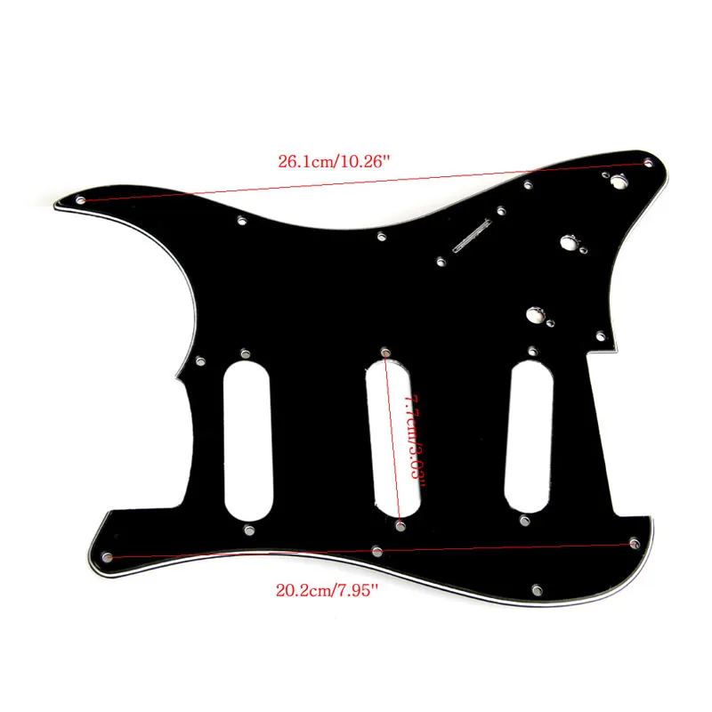 3 слоя Электрогитары накладку Черная защитная пластина для старта Gibson