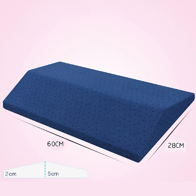 Pregnancy Pillow Memory Foam Body Wedge for Belly Knees Leg Support Pregnant Women Pillow Back Cushion with Removable Cover