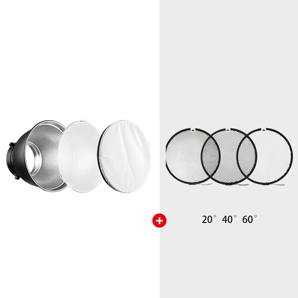 thumbnail image 2 of 7inch 18cm Standard Reflector Diffuser With 20/40/60 Degree 2 of 14