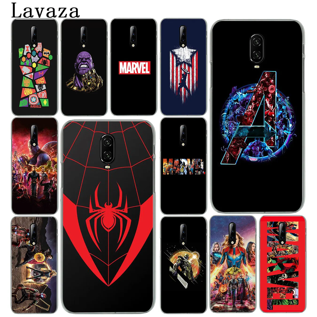 Жесткий пластиковый чехол для телефона Marvel Мстители танос супергерой Oneplus 7 7T Pro 6