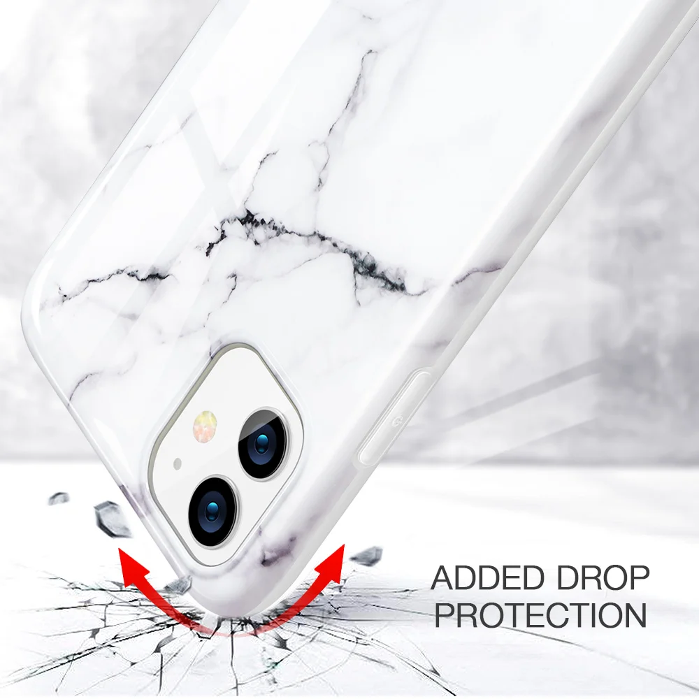 ESR Phone Case For iPhone SE 2020 X XS XR Max 11 Pro 8 7 Marble Pattern Case for iPhone SE 2020 Back Cover TPU Silicone Case