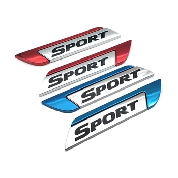 

10 Pair Metal Car Styling Sport Version Auto Badge Side Wing Emblem Sticker Decal