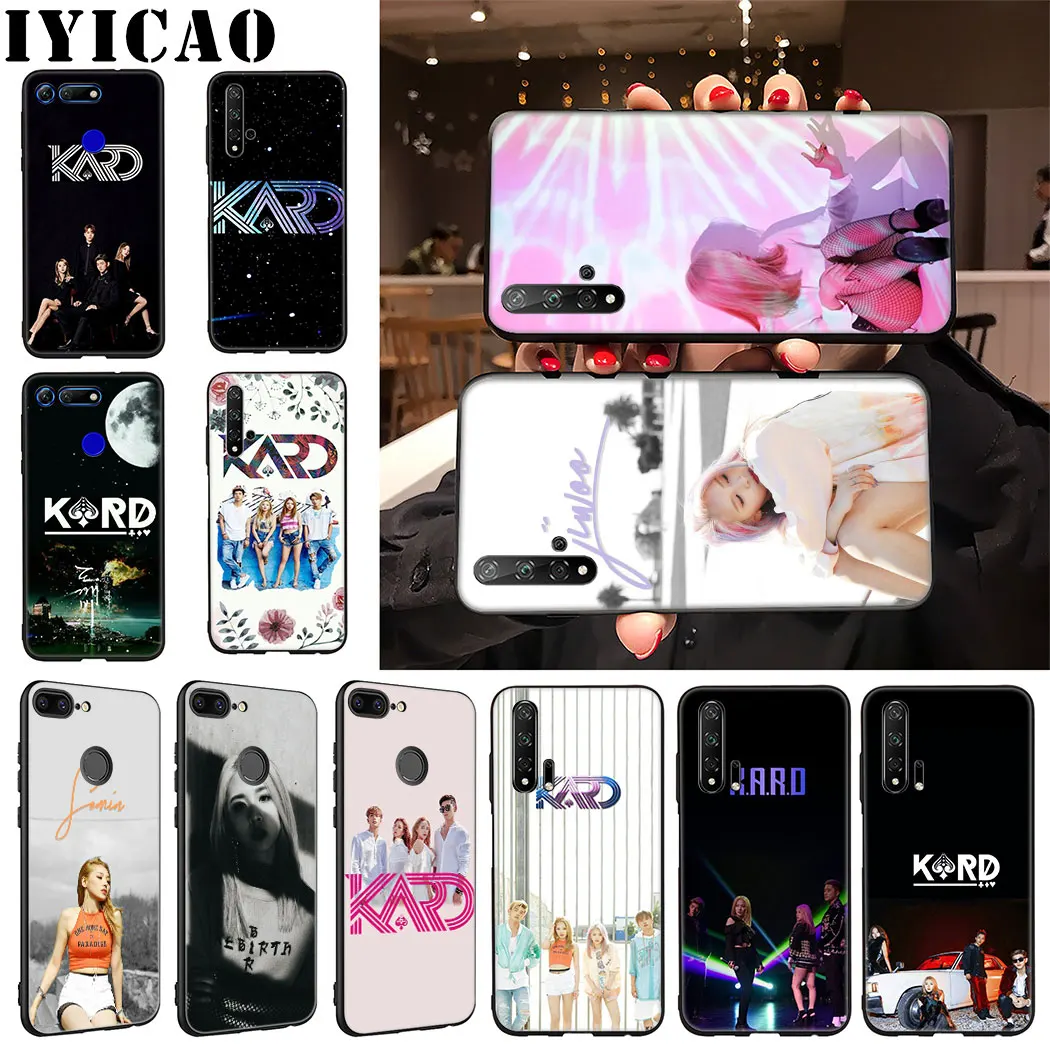 IYICAO K.A.R.D мягкий чехол для телефона Huawei Honor 9X20 Pro 7A 7C 7X8 9 10 Lite 8X 8C Примечание вид 20 |