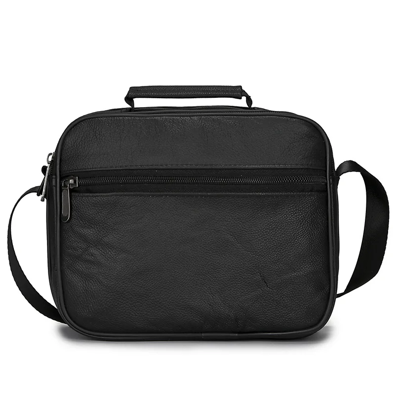 

2019 Spring And Summer New Style Men's Bag Fashion Business Top Grade Cowhide Leather Single-shoulder Bag Simple Shoulder Bag
