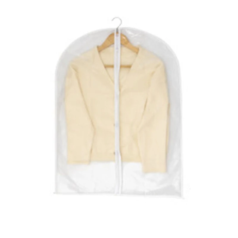 Плотный пластиковый прозрачный пыленепроницаемый тканевый чехол, костюм, платье, стильная сумка для хранения домашней одежды, защитный