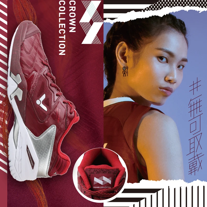 Натуральная обувь для бадминтона Victor Tai Tzu Ying мужские и женские нескользящие дышащие кроссовки для спорта тенниса Sh P9200