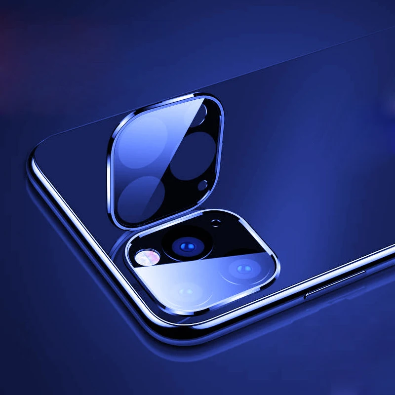 Защитное стекло для iPhone 11 Pro X XS Max, пленка для объектива камеры, Защита экрана для Apple iPhone11 Pro Max, алюминиевый чехол