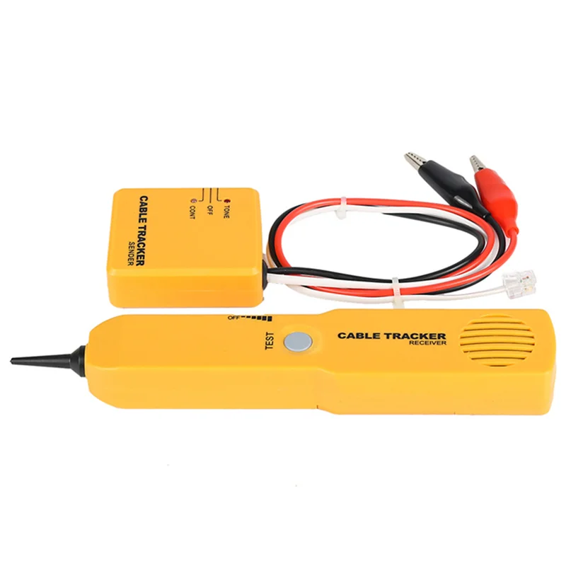 Diagnose Tone Line Finder Tracer Network Phone Telephone Wire Cable Tester Toner Tracker Detector Networking Tools jw 360 lan network cable tester diagnose tone cat5 cat6 rj45 utp stp line finder rj11 phone telephone wire tracker tracer