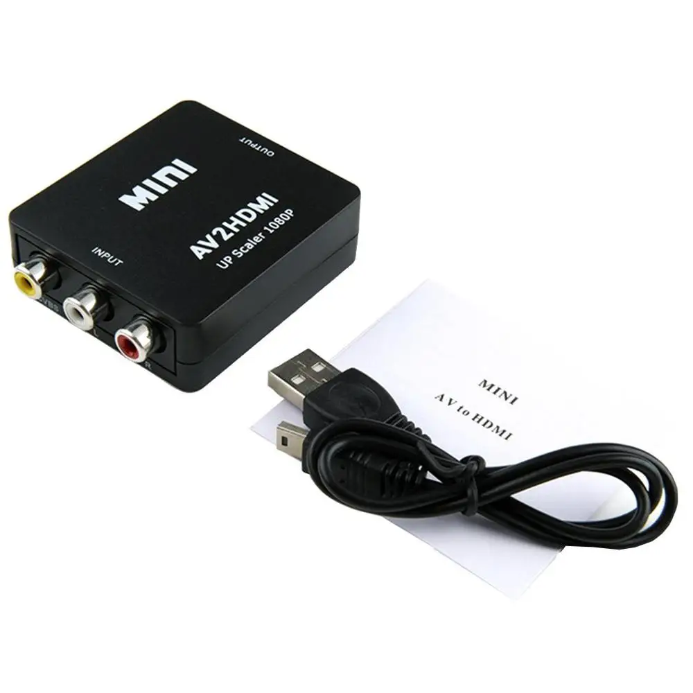 Превосходно разработанный прочный Hw-2105 av-сигнал на Hdmi сигнал 1080p 60 Гц/720 p 60 Гц Мини Hd видео конвертер