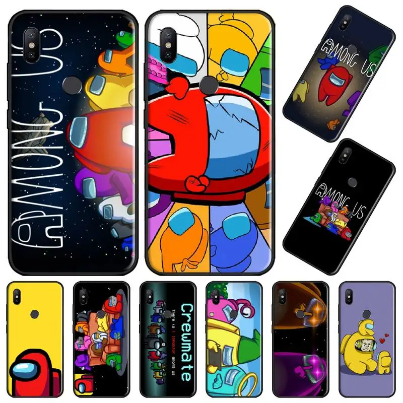 

Among Us Phone Case For Xiaomi Mi A1 A2 5 6 6PLUS 8 9 SE Lite MIX 2 2S MAX 2 3 Pocophone F1