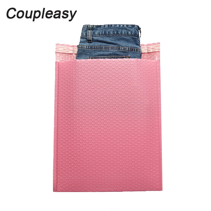 

50Pcs 32x38cm Pink Plastic Bubble Bag