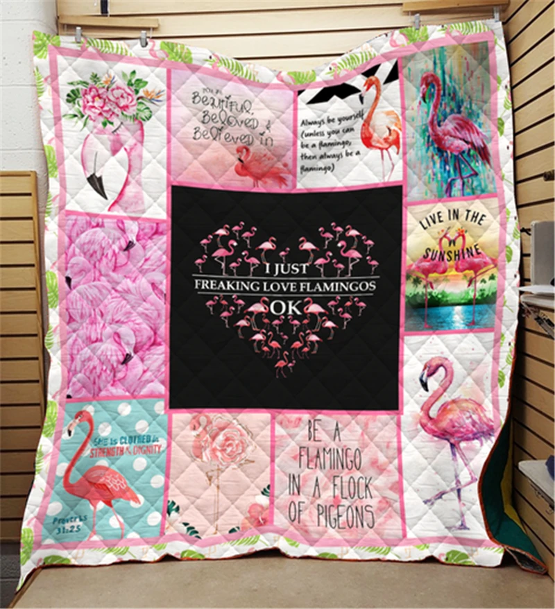 Summer-Elephants-Print-Quilt-For-Kids-School-Adults-Bed-Soft-Warm-Thin-Blanket-Cotton-Quilt-King (2)